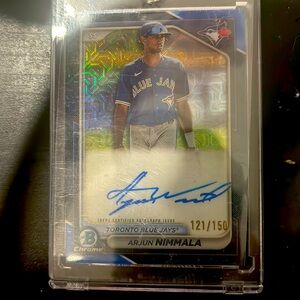 2024 Topps Arjun Nimmala Full Auto #121/150 BMA-AN MINT